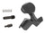 Luth-ar LR-BC308A The Paddle Bolt Catch Assembly Black Steel