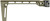 MIDWEST INDUSTRIES INC Midwest Industries MIARMSFODG Arm Brace Side Folding Stock ODG 6061 Aluminum Fixed