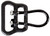 Blue Force Gear UWLUL1100BK ULoop  Black 1.25" Rifle Nylon/Stainless Steel