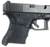 TALON GRIPS INC Talon Grips 107R Adhesive Grip  Compatible w/ Glock 29SF/30SF/30S/36 Gen3, Black Textured Rubber