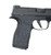 TALON GRIPS INC Talon Grips EV12R Adhesive Grip  Textured Black Rubber, Fits Sig P365/P365XL