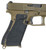 TALON GRIPS INC Talon Grips EV01R Adhesive Grip  Textured Black Rubber, Fits Full-Size Glock Gen 5