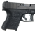 TALON GRIPS INC Talon Grips 116R Adhesive Grip  Compatible w/Glock 26/27/28/33/39 Gen4 w/No Backstrap, Black Textured Rubber