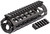 FIREFIELD/SELLMARK Firefield FF34053 Edge Handguard 6.62" 2- Piece Keymod, Carbine Style Made of 6061-T6 Aluminum with Black Matte Finish for AR-15