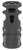 Phase 5 Weapon Systems FATMAN9MM FATman Hex Brake Black Parkerized Steel with 1/2"-36 tpi Threads & 3" OAL for 9mm, 7.62x39mm, 6.8mm AR-Platform