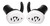 GSM OUTDOORS Walker's GWPSLCR2BTWHT Silencer BT 2.0 Electronic Ear Buds Sports South Exclusive White Polymer