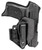 Mission First Tactical H2RUEC9AIWBM Minimalist Holster IWB Black Polymer Belt Clip Fits Ruger EC9/EC9s/LC9/LC9s Ambidextrous