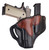 1791 Gunleather BH1M1BLBR BH1M1 Combo OWB 01 Black/Brown Leather Belt Slide Fits 4-5" 1911
