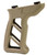 TIMBER CREEK OUTDOOR INC Timber Creek Outdoors MEVFGFDE Enforcer Vertical Foregrip Flat Dark Earth Billet Aluminum