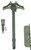 TIMBER CREEK OUTDOOR INC Timber Creek Outdoors EUPKOD Enforcer Upper Parts Kits OD Green Aluminum
