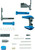 TIMBER CREEK OUTDOOR INC Timber Creek Outdoors ARLPKB Lower Parts Kit  Blue Anodized Aluminum for AR-15
