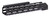 MIDWEST INDUSTRIES INC Midwest Industries MIMCXV125 Handguard  made of Aluminum with Black Anodized Finish & 12.50" OAL for Sig MCX Virtus