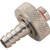 Ss Infussion Mash Tun Hose Barb - 3/8 in. to Knurled 1/2 in. FPT