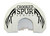 FOXPRO INC Foxpro CSMOUTHWHTSLASH Crooked Spur V-Cut Slash Diaphragm Call Triple Reed Turkey Sounds Attracts Turkeys White