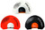 FOXPRO INC Foxpro HOWLERPACK Predator Combo Diaphragm Call Rabbit/Coyote Sounds Attracts Coyotes Black/Red/White 3 Pack