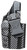 Rounded Gear SFAHELLCATCFRHVAR Kydex  IWB Black Kydex Fits Springfield Hellcat Belt Clip Right Hand