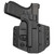 C&G ARMS (HOLSTERS) C&G Holsters 1850100 Covert  OWB Black Kydex Belt Loop Fits 1911 Government 5"