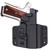 C&G ARMS (HOLSTERS) C&G Holsters 1862100 Covert  OWB Black Kydex Belt Loop Fits 1911 3.5" Right Hand