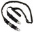 TACSHIELD (MILITARY PROD) Tacshield T6030BK Warrior 2-in-1 Sling Black Webbing Padded Fast Adjust Rifle/Shotgun