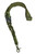 NCSTAR / VISM NcStar AARS1PG Single Point Sling  Green Nylon 44"-60" OAL Adjustable Bungee