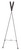 SWAGGER LLC Swagger SWAGSTLITE Stalker Lite Shooting Stick Bipod Silver 21-36" Aluminum