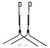 GSM OUTDOORS Viking Solutions VKSVGK004 Adjustable Target Stand  Black Steel