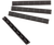 ERGO/FALCON INDUS INC Ergo 4332BK WedgeLok Slot Cover  Black Rubber, 4 Slot Low Profile w/Aggressive Texture 4 Per Pack