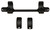 DNZ PRODUCTS LLC DNZ 18200 Game Reaper-Savage Scope Mount/Ring Combo Matte Black 1"