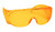 GSM OUTDOORS Walker's GWPFCSGLAMB Sport Glasses Full Coverage Adult Amber Lens Polycarbonate Amber Frame