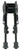 GSM OUTDOORS SME SMEBPSPR Shooting  Bipod Black Anodized 6-9" Aluminum