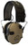 GSM OUTDOORS Walker's GWPXRSEMFDE Razor X-TRM Digital Electronic Muff 21 dB Over the Head Flat Dark Earth Polymer