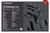 TEKMAT (GSM) TekMat TEKR17CZSHDW2 CZ Shadow 2 SA Cleaning Mat Black/White Rubber 11"x17" CZ-75 Shadow 2 SA Diagram