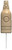 BIRCHWOOD CASEY (GSM) Birchwood Casey 3DSTBTL 3D Stake Target  Beige Bottle 6 Pack