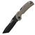 COLD STEEL (GSM) Cold Steel CSFL30DPLTBFZ Engage  3" Folding Tanto Plain Black PVD Stonewashed 4116 SS Blade/4.11" Flat Dark Earth GFN Handle Includes Belt Clip