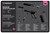 TEKMAT (GSM) TekMat TEKR17GLOCKG3PNK Glock Gen 3 Cleaning Mat Pink Rubber 11"x17" Glock Gen 3 Parts Diagram