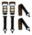 GSM OUTDOORS MUDDY MUD-HDRS16-2PK  1.5"X16' HVY DUTY RATCHET