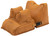 ALLEN COMPANY INC Allen 15125 Shooting Rest Combo Filled Front & Rear Light Brown Leather