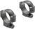 LEUPOLD & STEVENS INC Leupold 51041 Ringmounts Scope Ring Set Matte Black Steel, 30mm Tube Medium Dovetail Fits Ruger M77