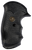 PACHMAYR GUN WORKS INC Pachmayr 03249 Gripper Grip Checkered Black Rubber with Finger Grooves for S&W J Frame with Round Butt