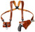 GALCO INTERNATIONAL Galco MCII126 Miami Classic II Shoulder System Shoulder Size Fits Chest Up To 56"/S&W N Frame M29/629 Tan Steerhide Right Hand