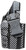 Rounded Gear GLKG43CFRHVAR Kydex  IWB Black Kydex Fits Glock 43 Belt Clip Right Hand
