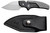 ALLEDGE INTERNATIONAL Civivi Knives C21036-3 Typhoeus  2.27" Adjustable Fixed Stonewashed Plain 14C28N Steel Blade, 3.98" Black/Gray Textured Aluminum Handle