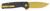 SOG KNIVES (GSM OUTDOORS) S.O.G SOGTM1033BX Terminus XR LTE 2.95" Folding Clip Point Plain Gold TiCN Cryo CPM S35VN Steel Blade Black G10/Carbon Fiber Handle Features Box Packaging Includes Pocket Clip