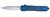 HOGUE COMBAT GRIPS INC Hogue 34873 Counterstrike  3.35" OTF Drop Point Plain Stone Tumbled CPM 20V SS Blade, G-Mascus Blue Aluminum/G10 Handle