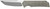 EIKONIC KNIFE COMPANY Sig Sauer Knives TS8SG Tsuru  3.30" Folding Tanto Plain Satin 154CM SS Blade, 4.20" Green Canvas Micarta Handle