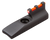 TRUGLO INC (GSM) TruGlo TG965R Front Sight  Red Fiber Optic Front/Black Frame Fits Browning Buck Mark Fits Ruger MK II/MK III/MK IV, 22/45, Front Post Screw Mount
