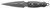 COLUMBIA RIVER KNIFE&TOOL CRKT 2075 Shrill  4.77" Fixed Plain Dual-Edge Gray TiN 8Cr13MoV SS Blade/ Black/Gray SS w/Resin Fiber Overlay Handle Includes Sheath