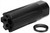 TACFIRE INC TacFire MZ1020 Linear Compensator Black Nitride Steel with 1/2"-28 tpi Threads, 2.26" OAL & 0.87" Diameter for 5.56x45mm NATO AR-15