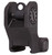 TROY INDUSTRIES INC Troy Ind SSIGFRSROBT00 Rear Fixed BattleSight Round  Black Hardcoat Anodized for AR-15/AR-10