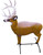 GSM OUTDOORS HME HME3DTS Target Stand Adjustable 3D Black Metal 19" to 29"